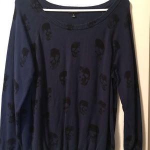Torrid skull sweater